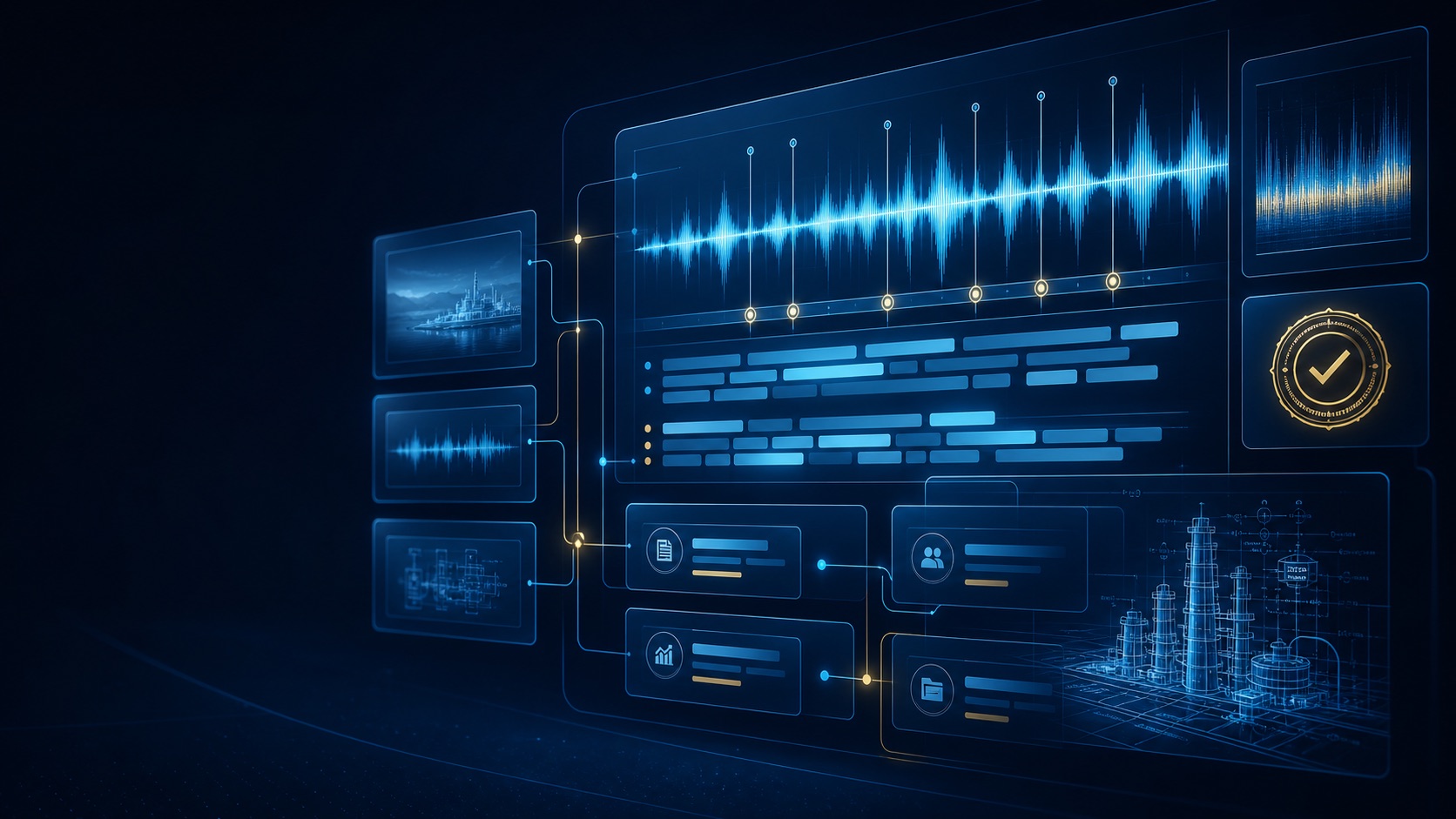 Abstract secured evidence and traceability visualization